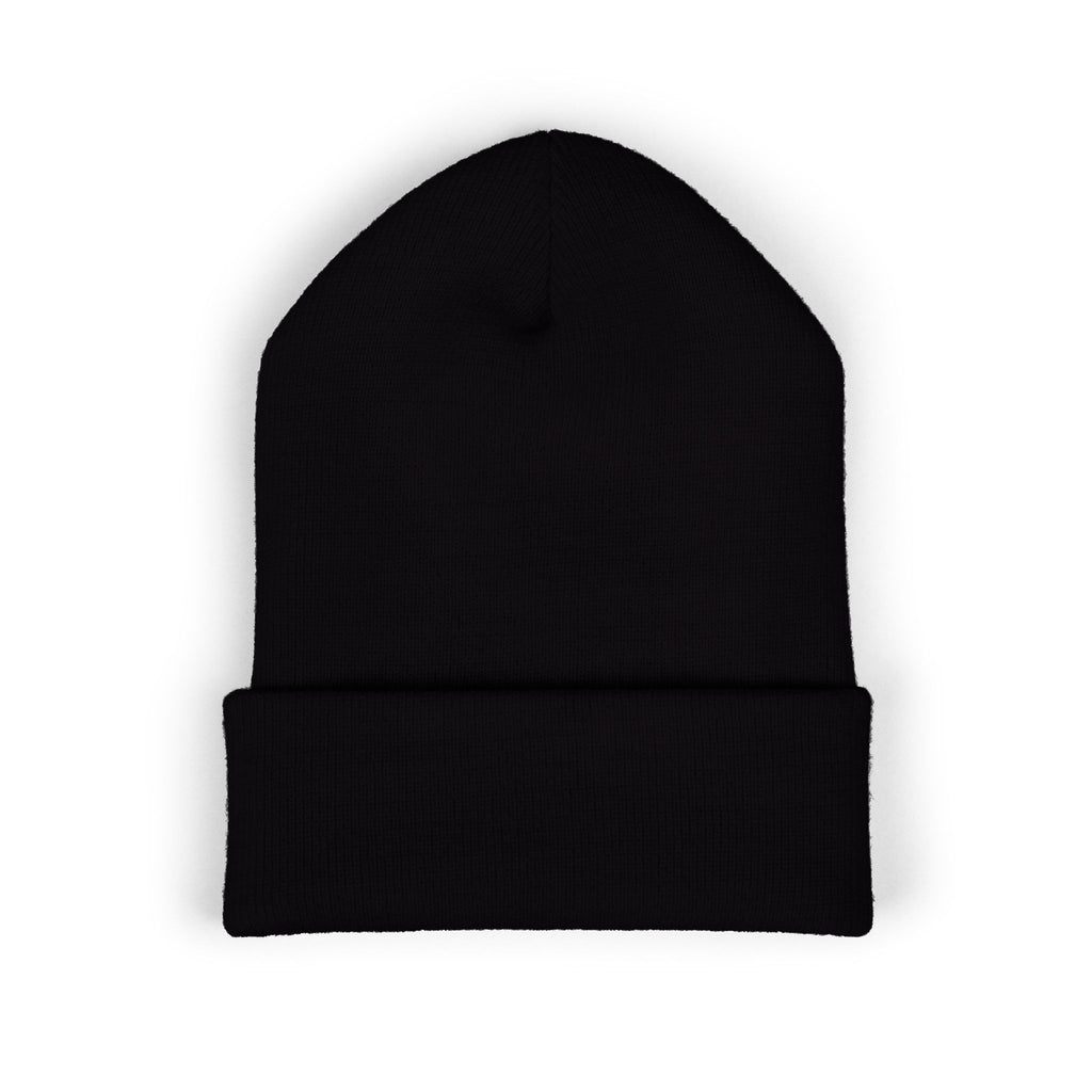 Red's Good Girl Embroidered Cuffed Beanie — Classic Knit Winter Hat