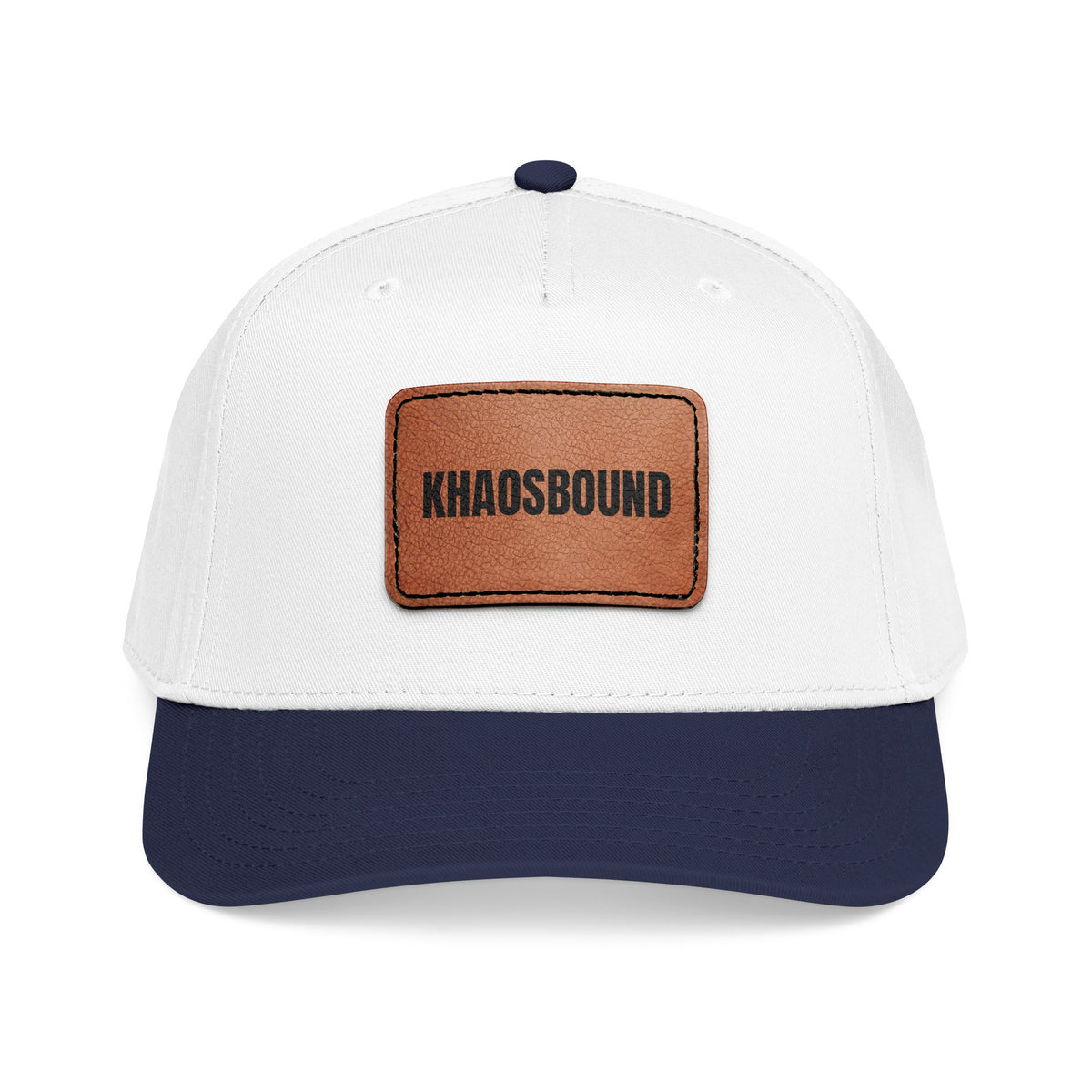 Khaosbound- Leather Patch Baseball Cap