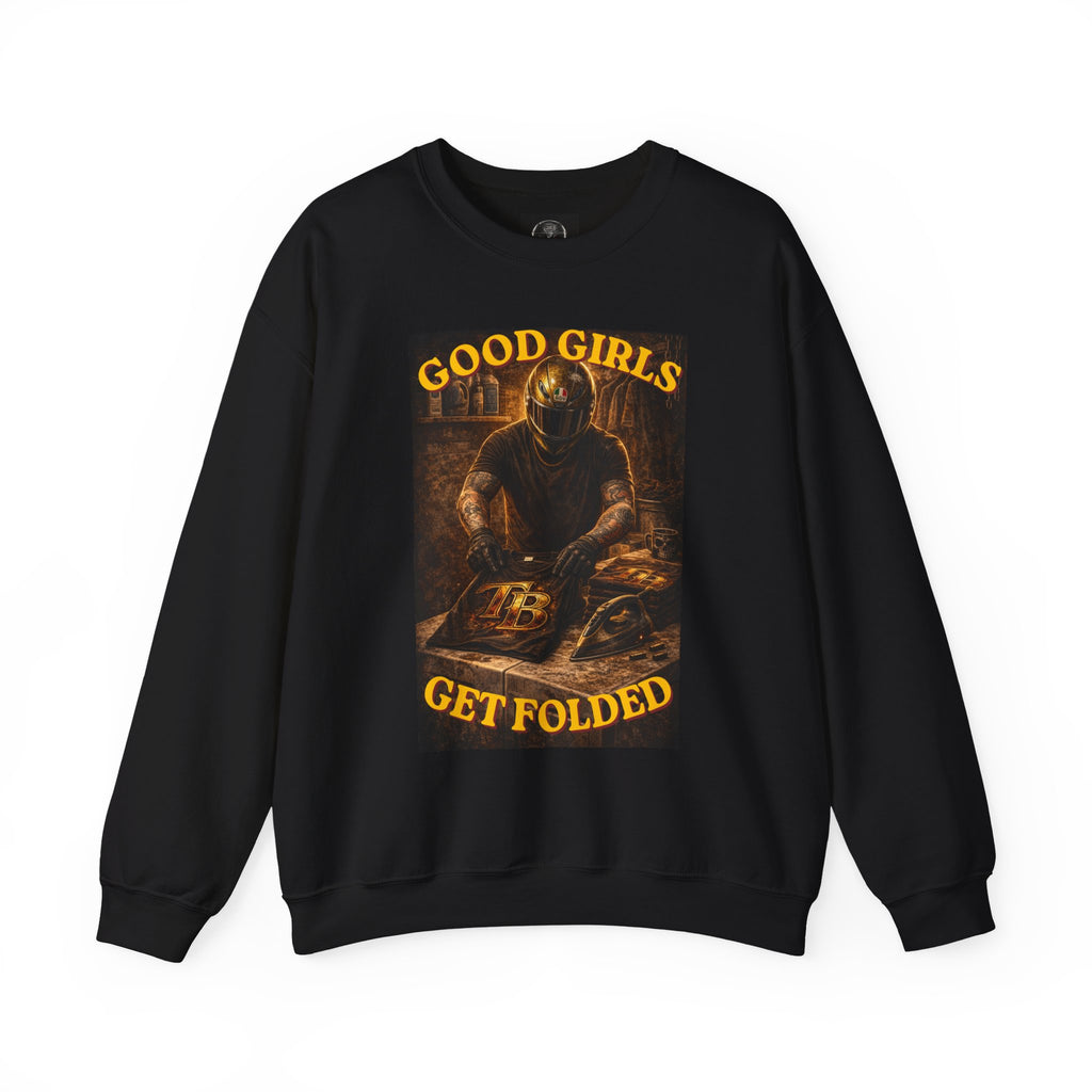 TheTattedBiker- Domesticated Tatted Get Folded Crewneck