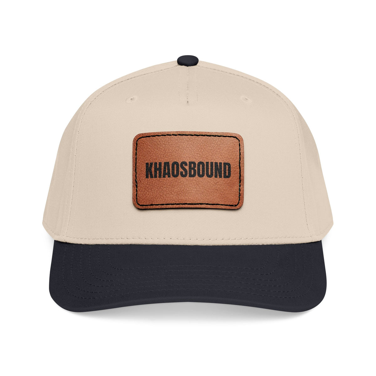 Khaosbound- Leather Patch Baseball Cap
