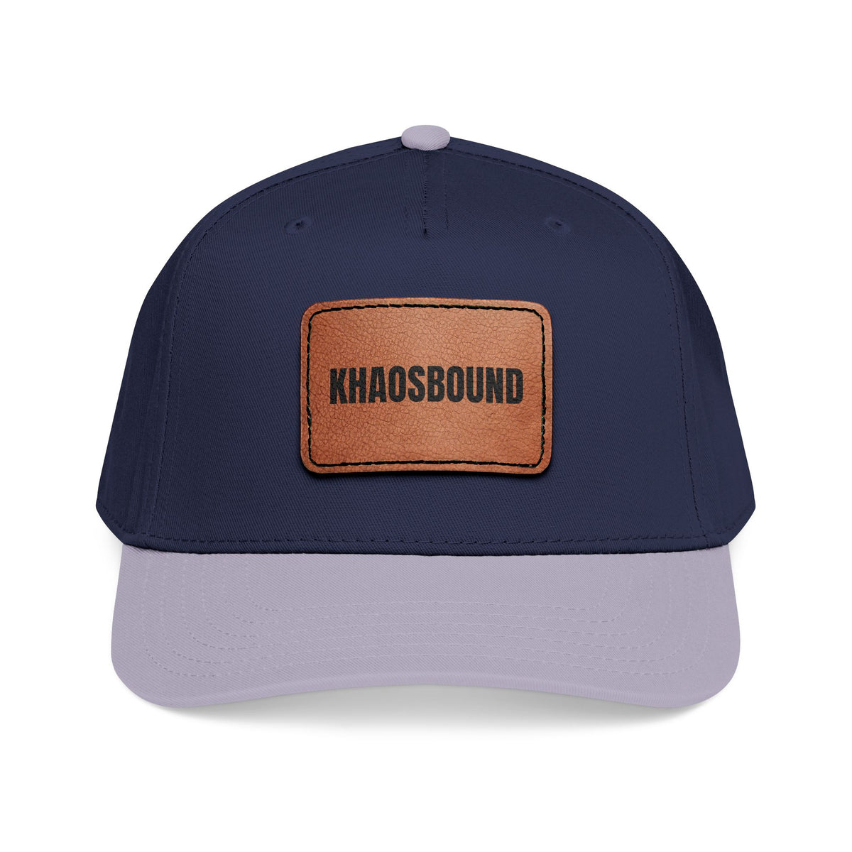 Khaosbound- Leather Patch Baseball Cap