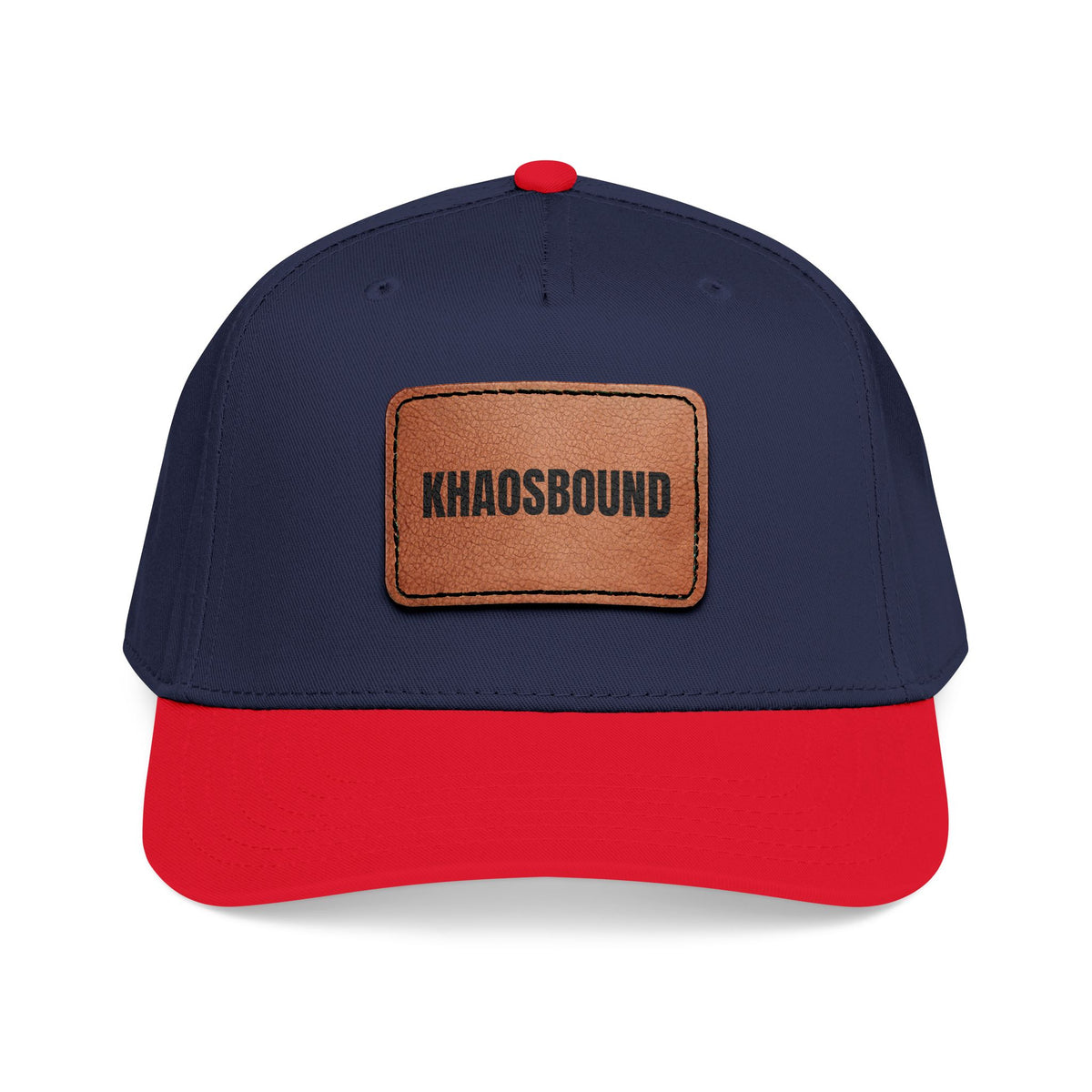 Khaosbound- Leather Patch Baseball Cap