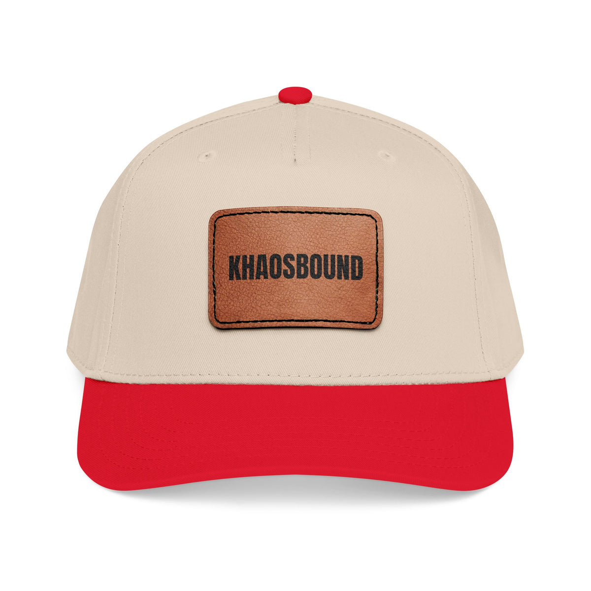 Khaosbound- Leather Patch Baseball Cap