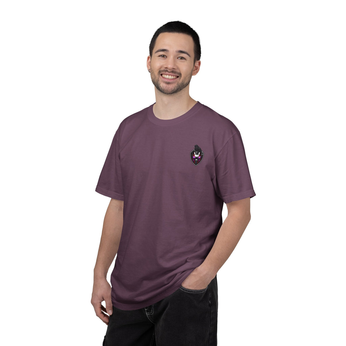 @Thecr1msoncr6w-  “The Only Reason to Get Down on One Knee” Racing T-Shirt (White Font)
