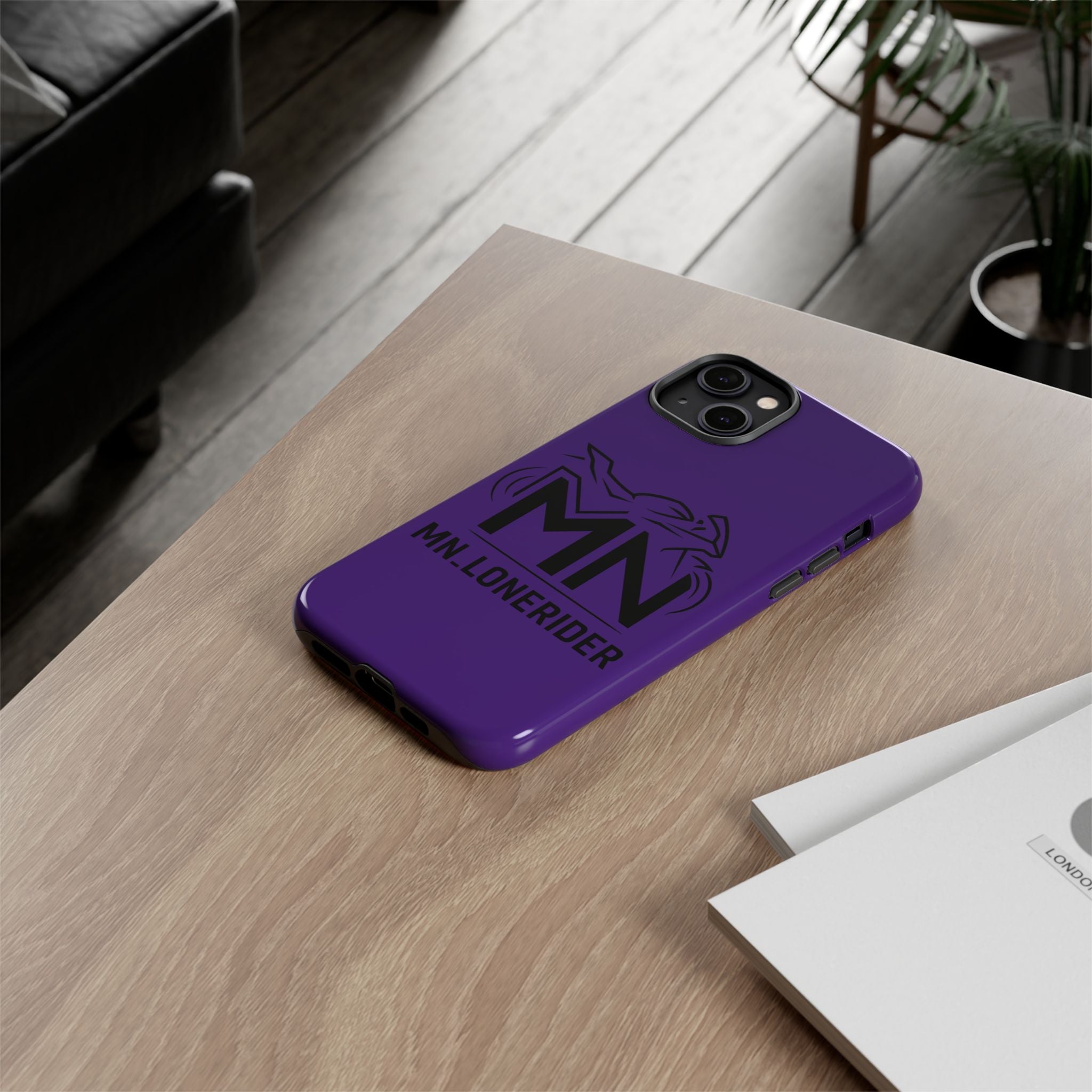 MN_Lonerider- Purple Phone Case