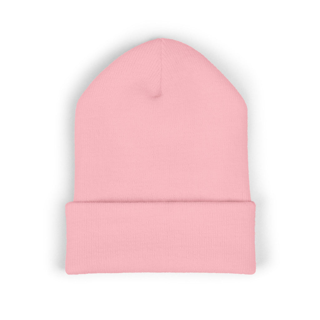 Red's Good Girl Embroidered Cuffed Beanie — Classic Knit Winter Hat