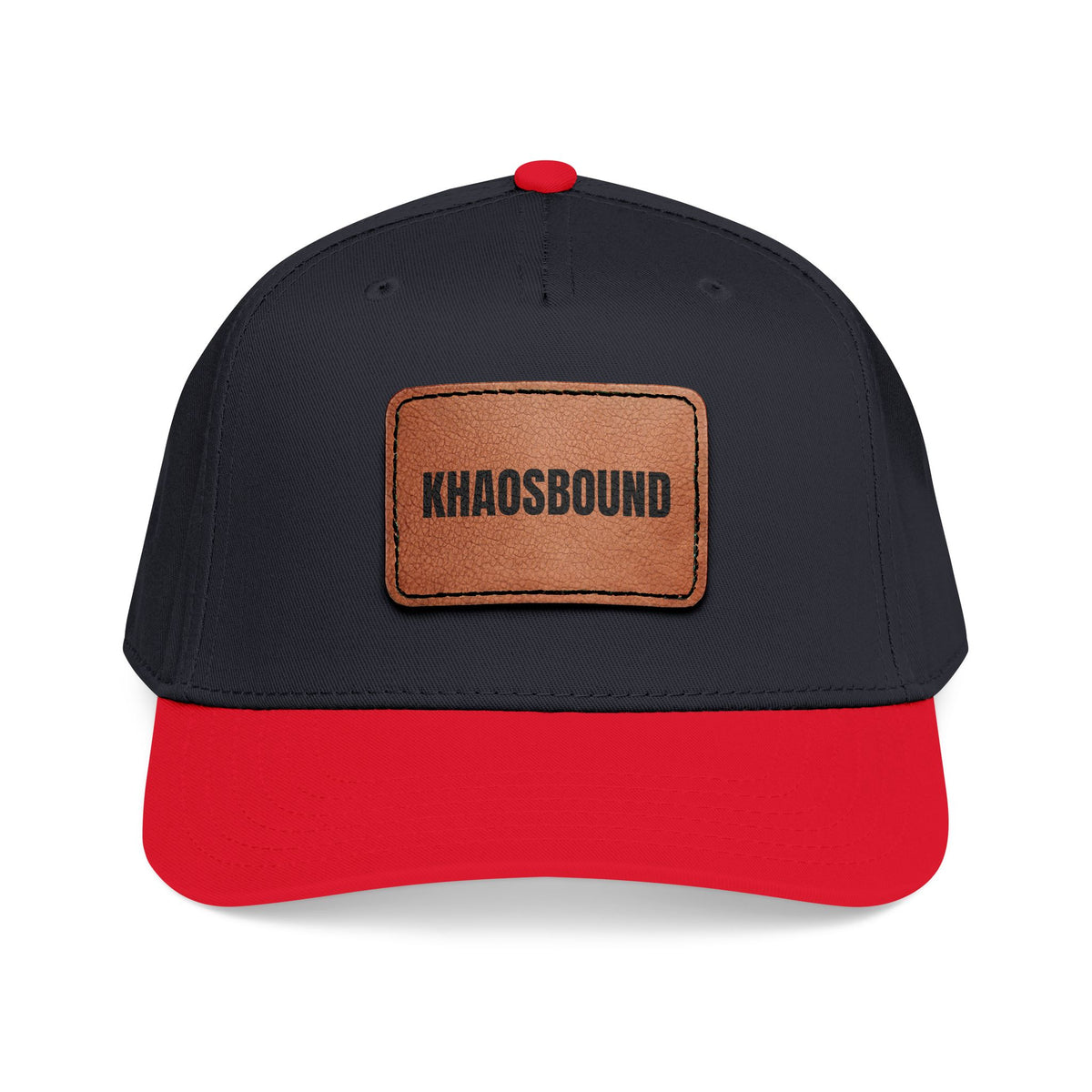 Khaosbound- Leather Patch Baseball Cap