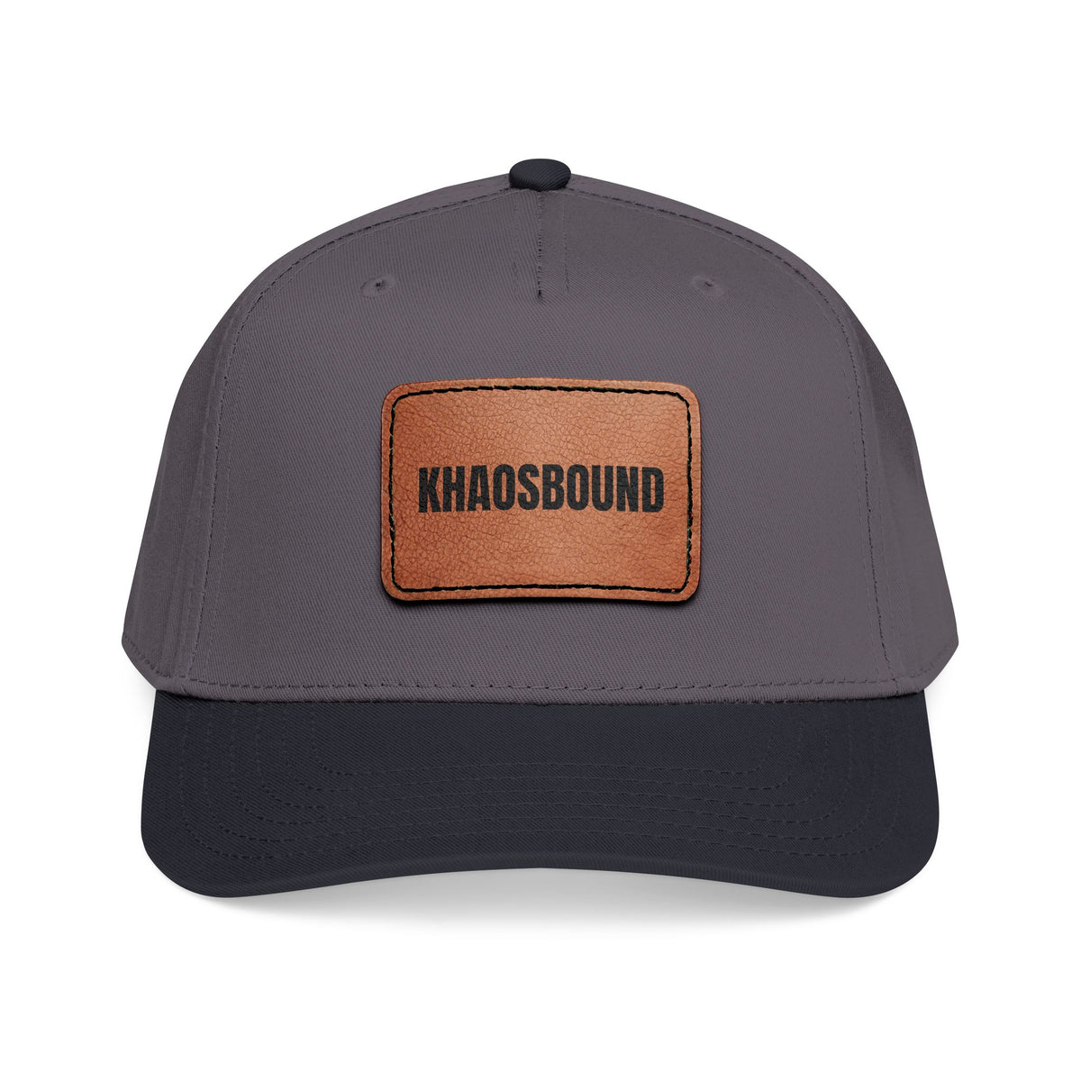 Khaosbound- Leather Patch Baseball Cap