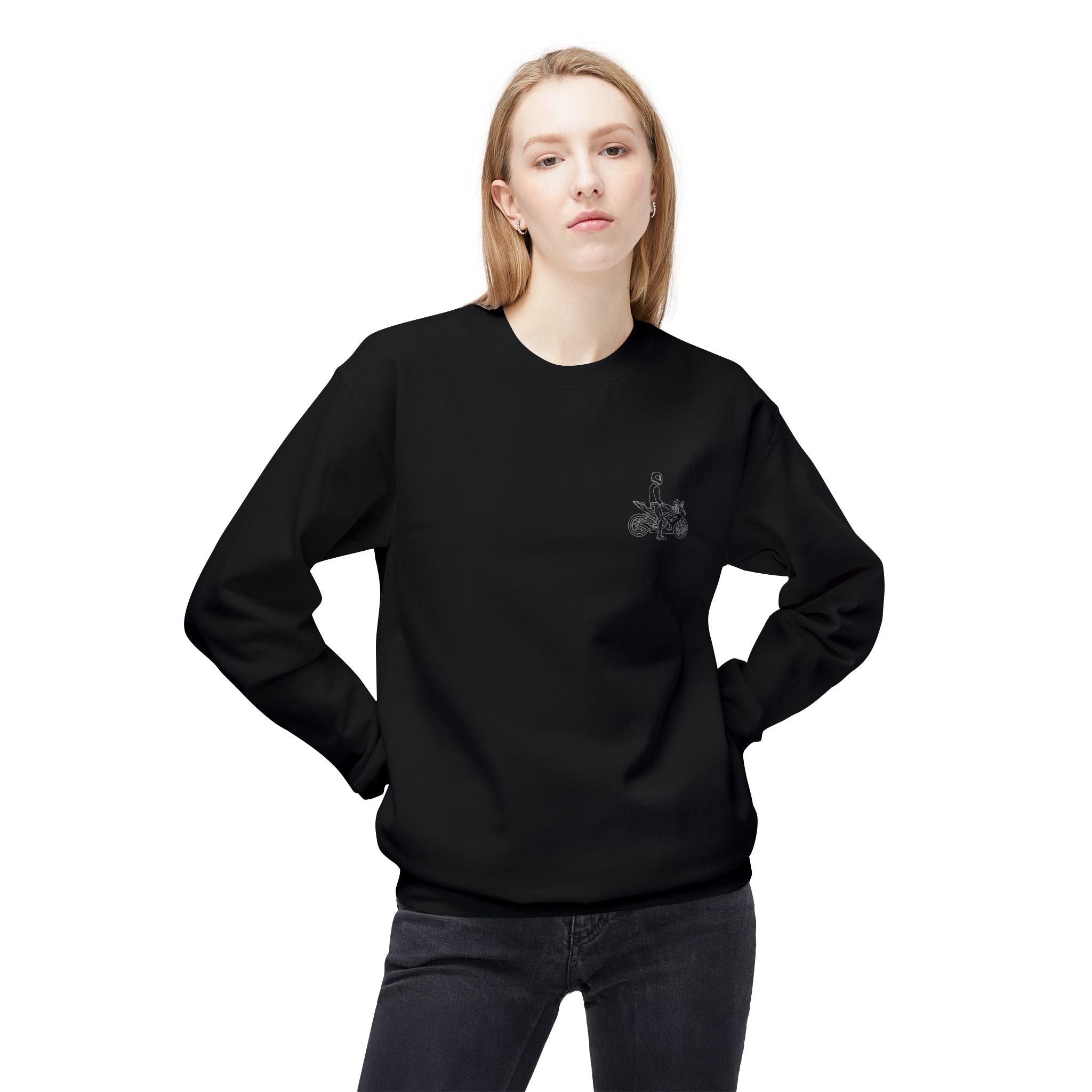 @Red- Crewneck OG Poem Hoodie