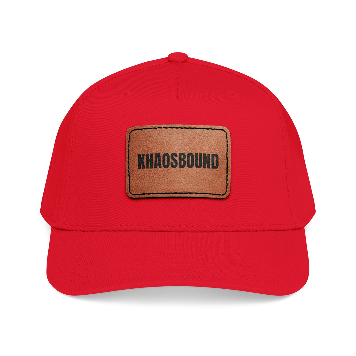 Khaosbound- Leather Patch Baseball Cap