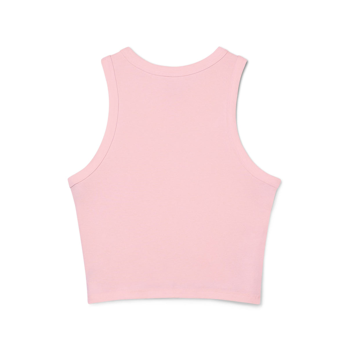 KHAOSBOUND Women's Racer Tank Top — Cropped Micro Rib Graphic Tank