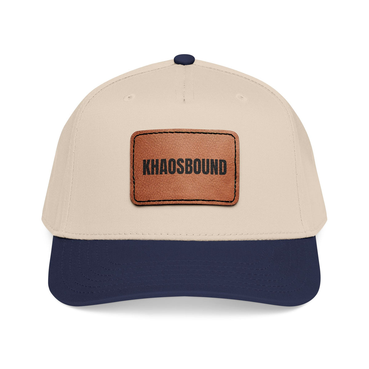 Khaosbound- Leather Patch Baseball Cap