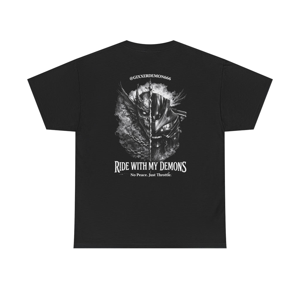 Gixxerdemon666- Plus Size Ride with my Demons Tee