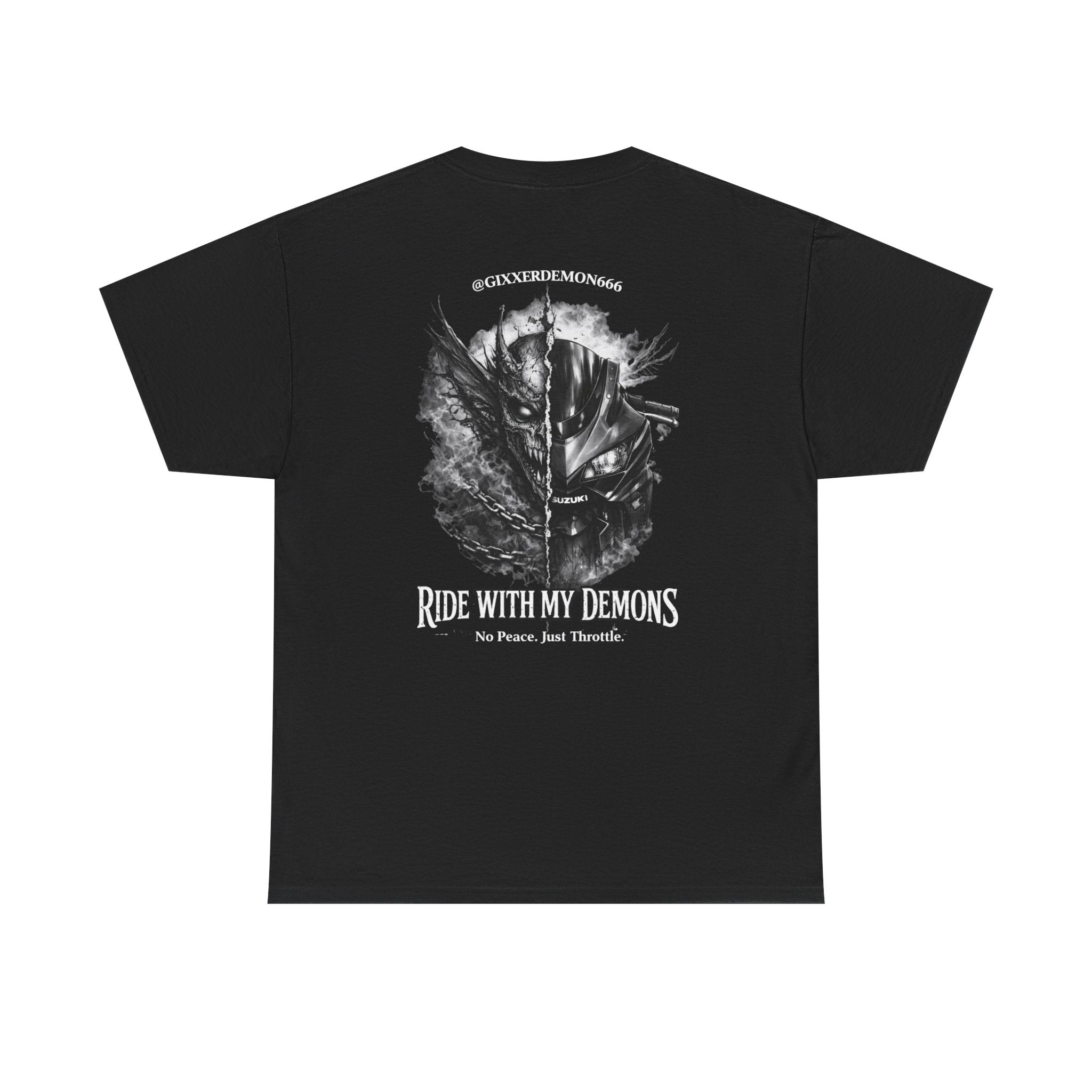 Gixxerdemon666- Plus Size Ride with my Demons Tee