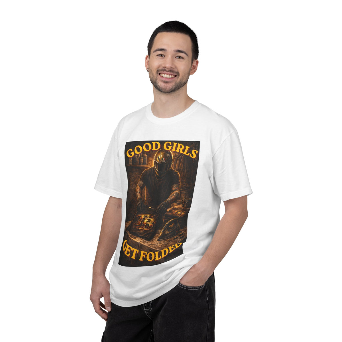 TheTattedBiker- Domesticated Tatted Get Folded T-Shirt