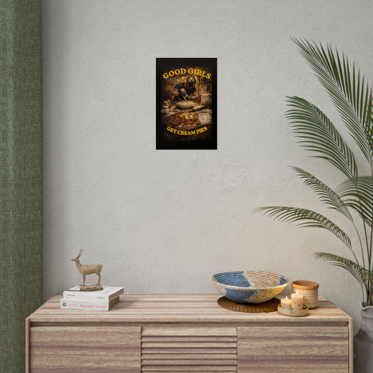 TheTattedBiker- Domesticated Tatted Cream Pie Poster