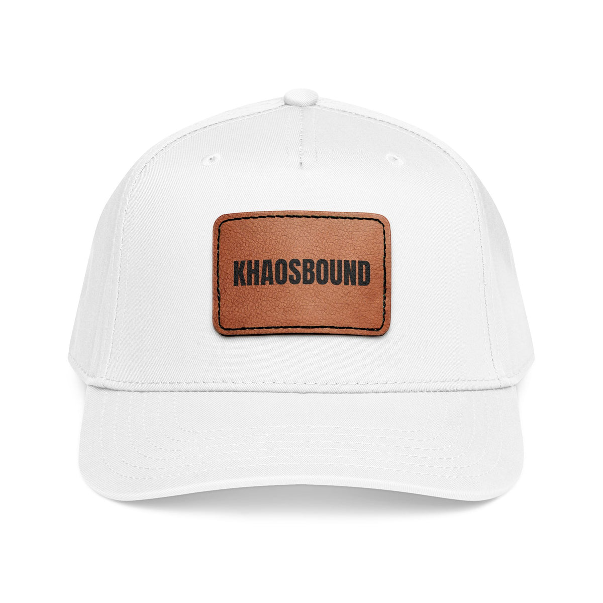 Khaosbound- Leather Patch Baseball Cap