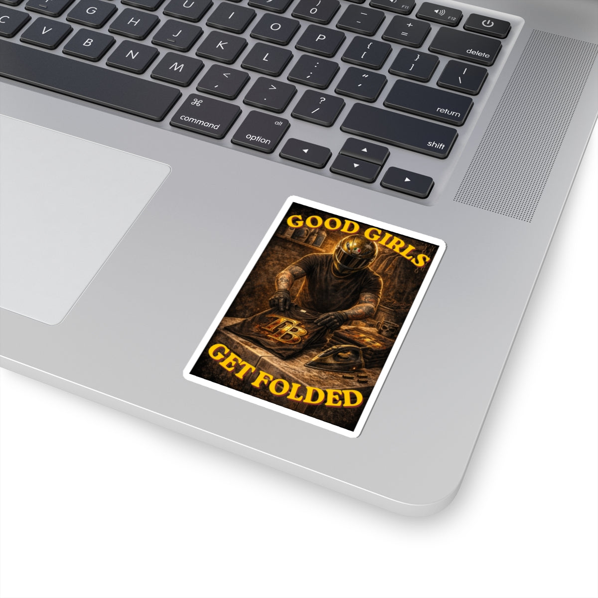TheTattedBiker- Domesticated Tatted Get Folded Sticker