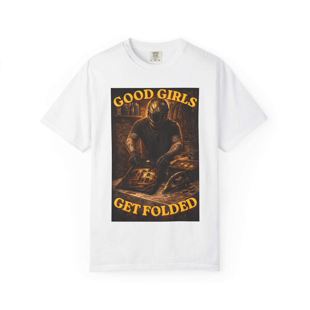 TheTattedBiker- Domesticated Tatted Get Folded T-Shirt
