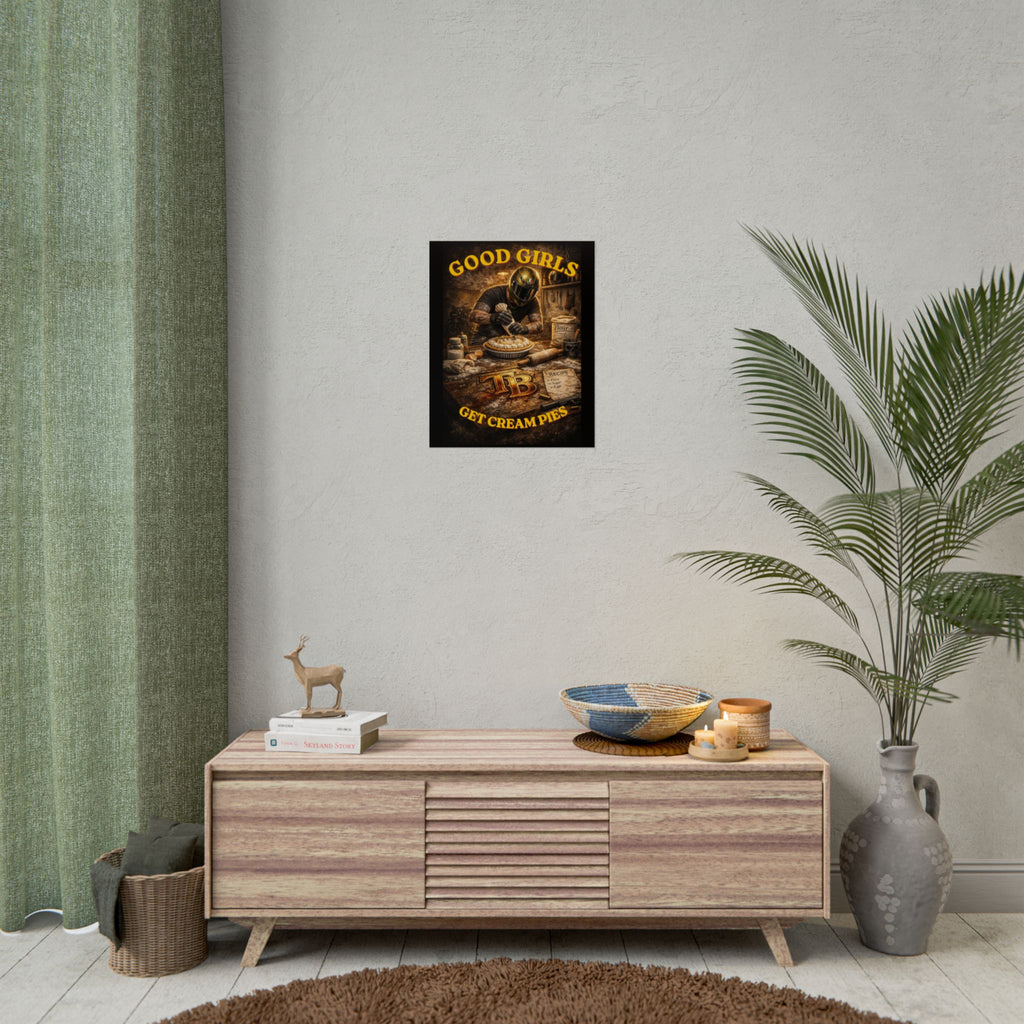 TheTattedBiker- Domesticated Tatted Cream Pie Poster