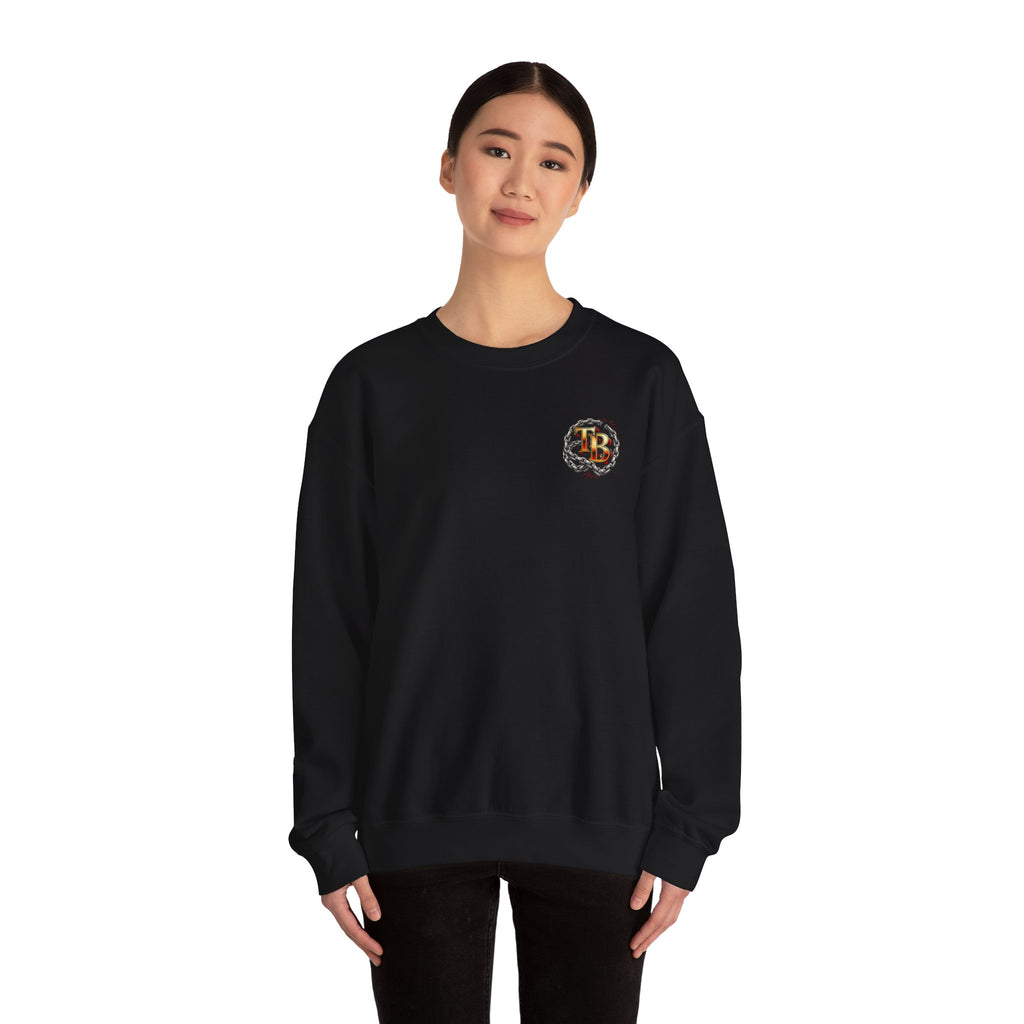TheTattedBiker- Domesticated Tatted Cream Pie Crewneck