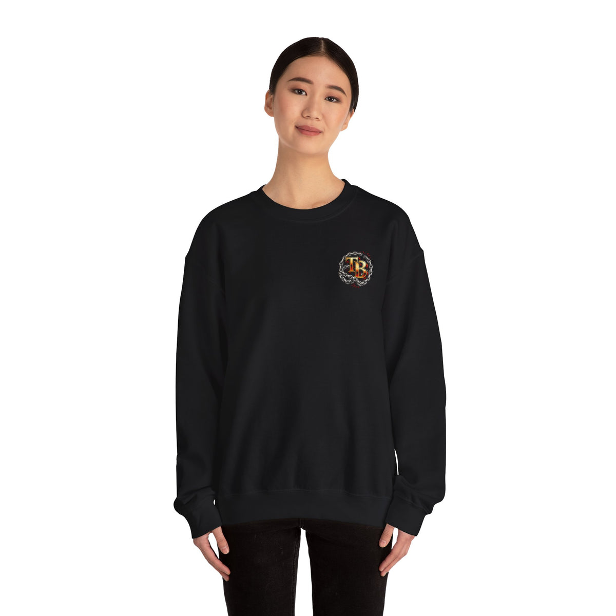 TheTattedBiker- Domesticated Tatted Cream Pie Crewneck