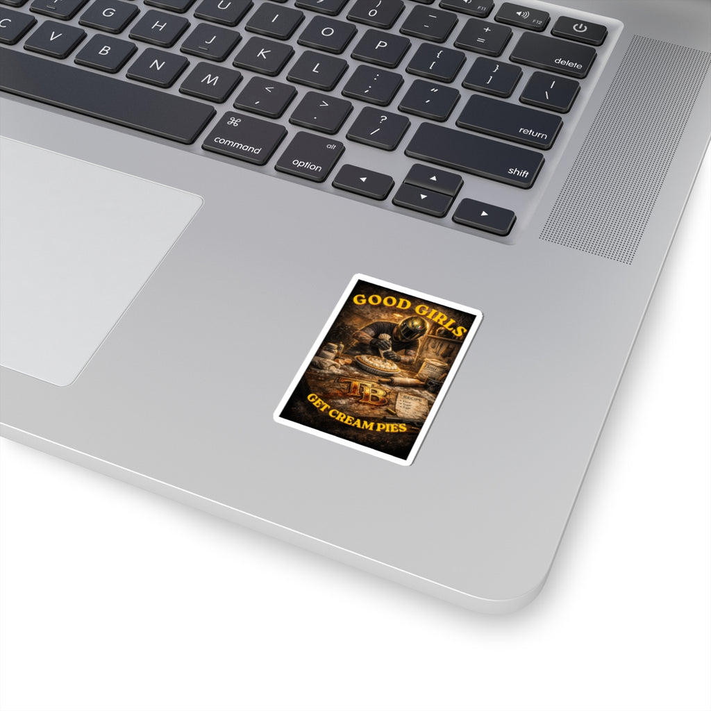 TheTattedBiker- Domesticated Tatted Cream Pie Sticker