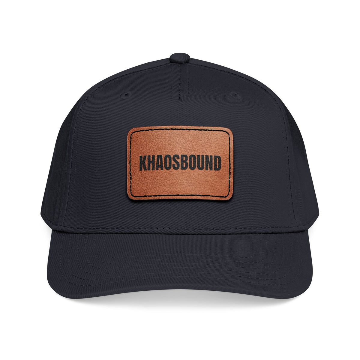 Khaosbound- Leather Patch Baseball Cap