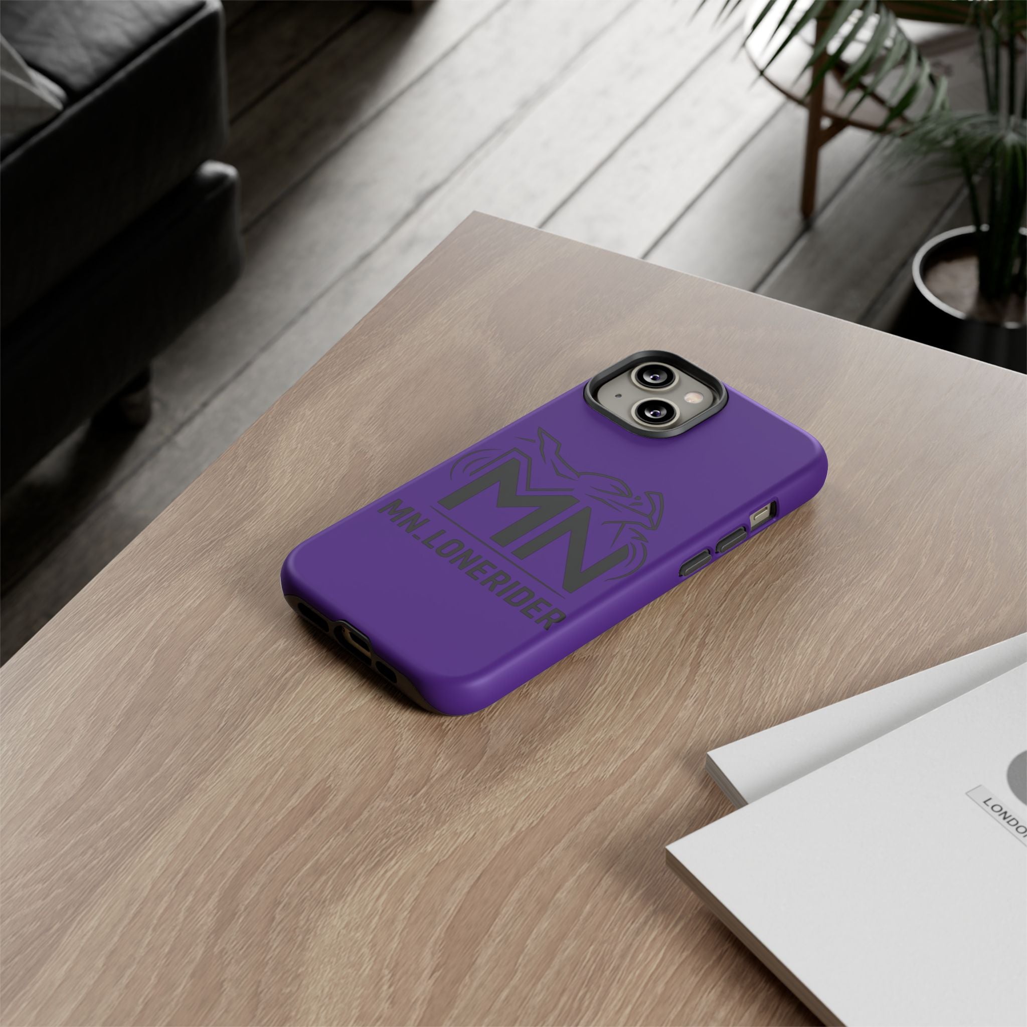MN_Lonerider- Purple Phone Case