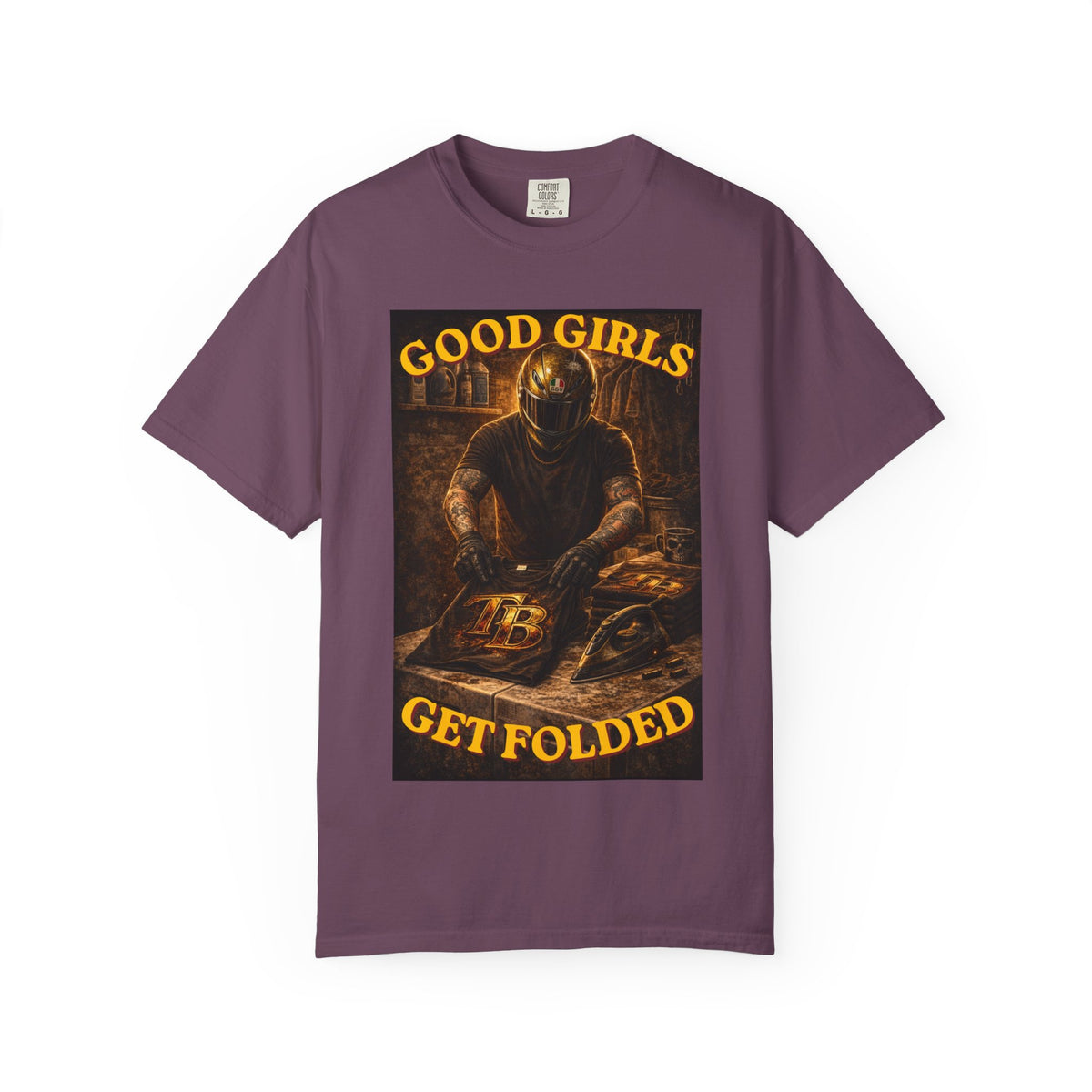 TheTattedBiker- Domesticated Tatted Get Folded T-Shirt