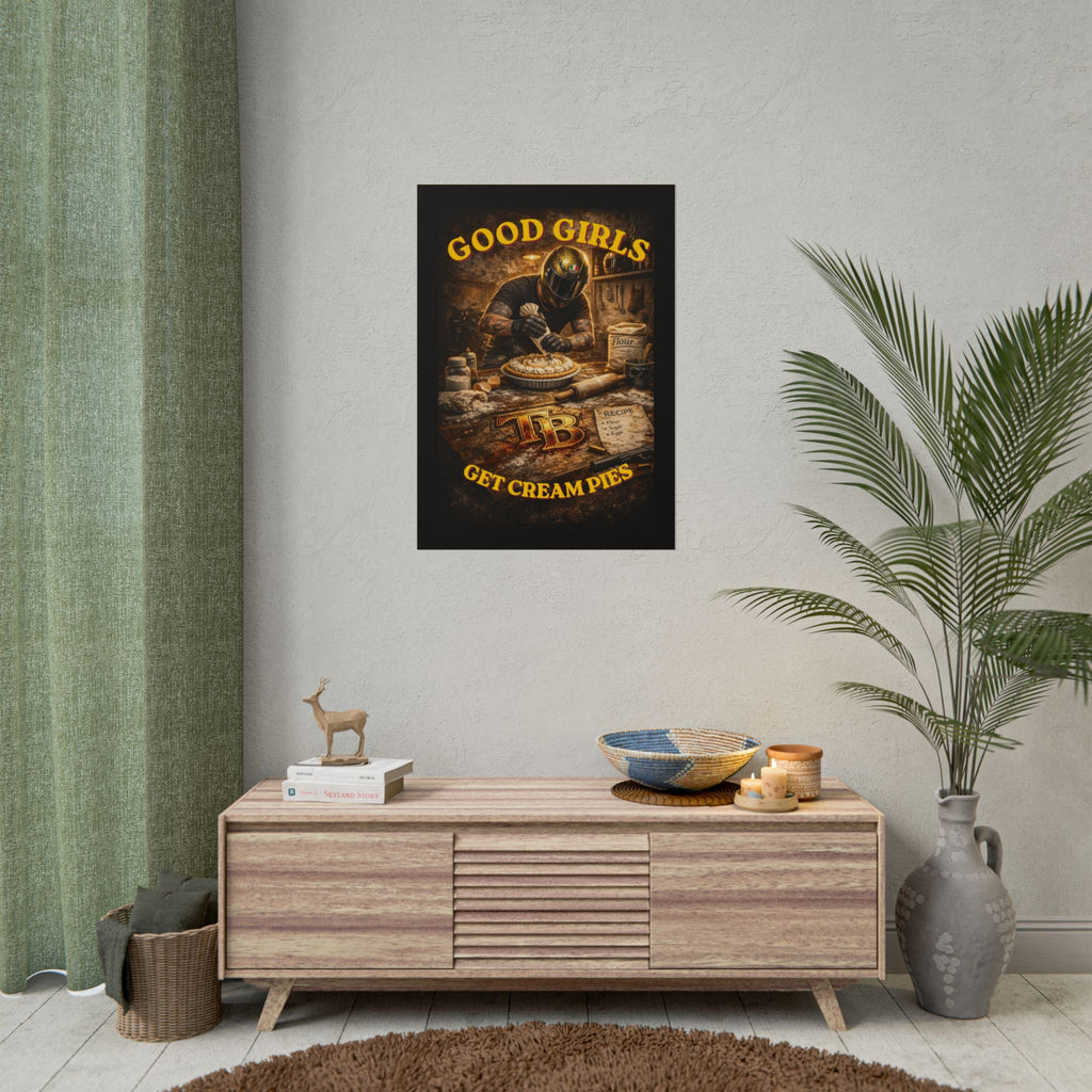 TheTattedBiker- Domesticated Tatted Cream Pie Poster
