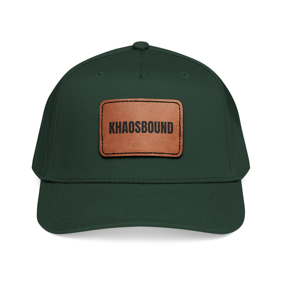 Khaosbound- Leather Patch Baseball Cap