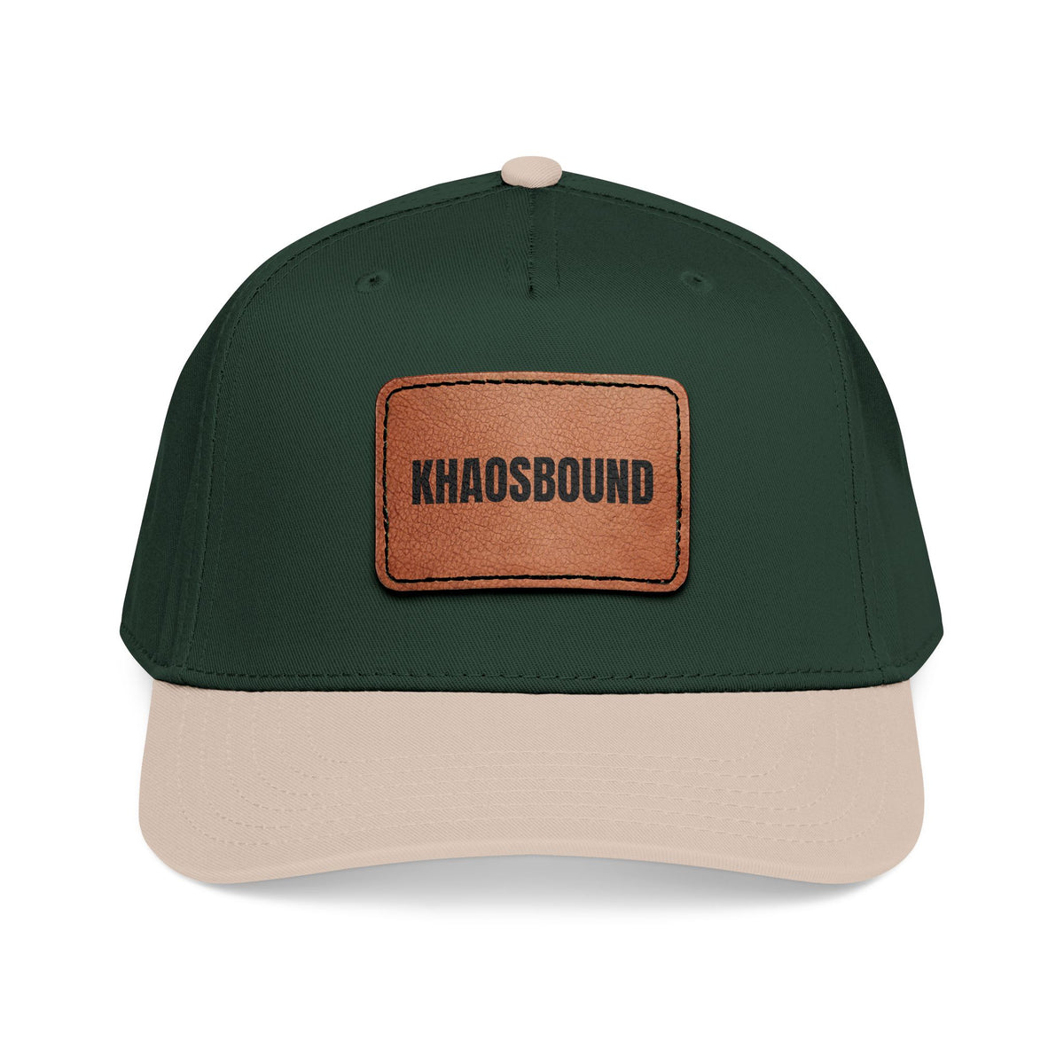 Khaosbound- Leather Patch Baseball Cap
