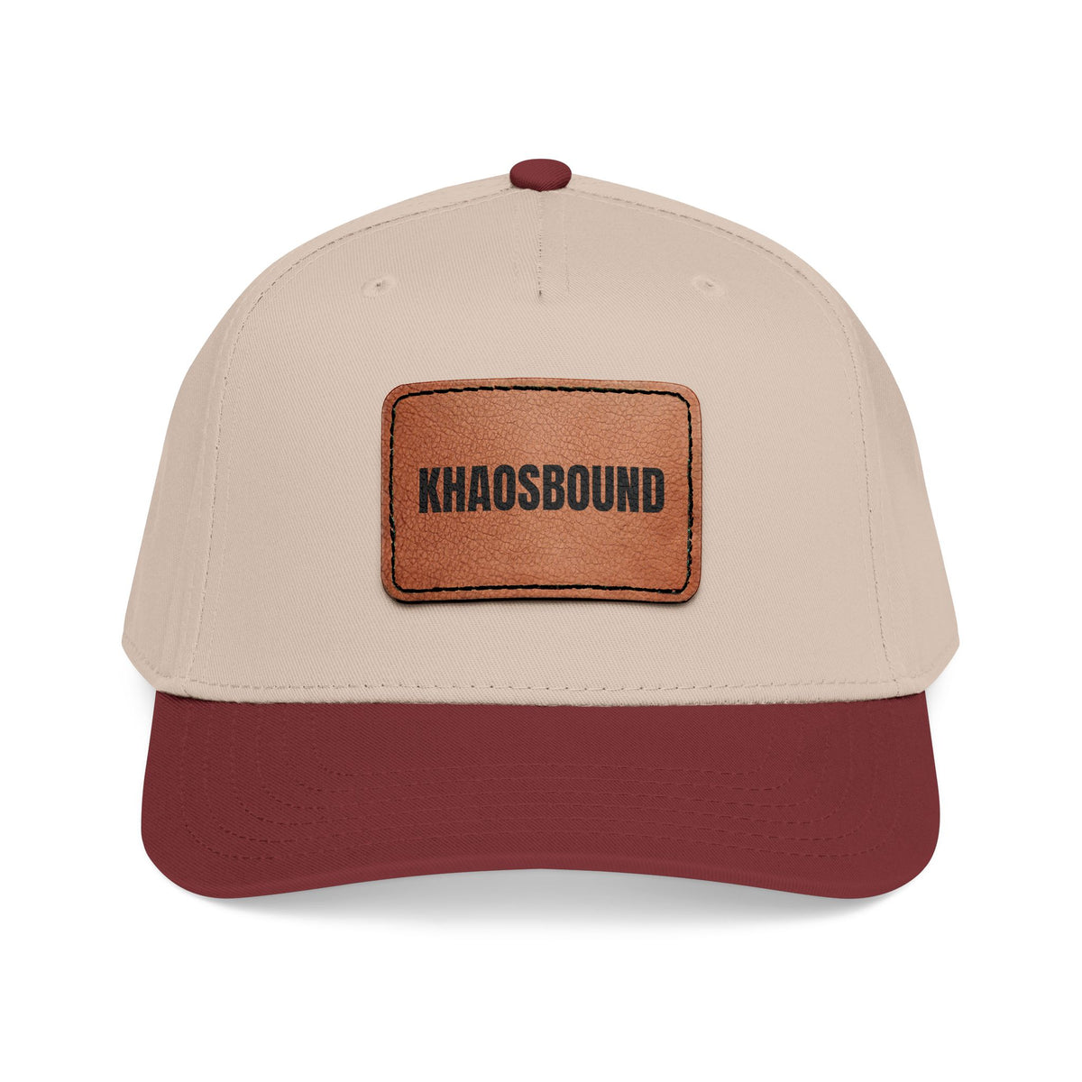 Khaosbound- Leather Patch Baseball Cap