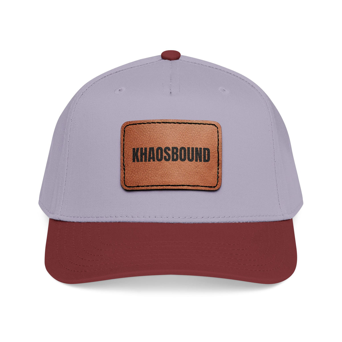Khaosbound- Leather Patch Baseball Cap