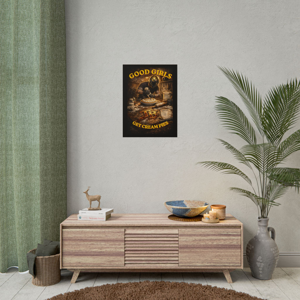 TheTattedBiker- Domesticated Tatted Cream Pie Poster