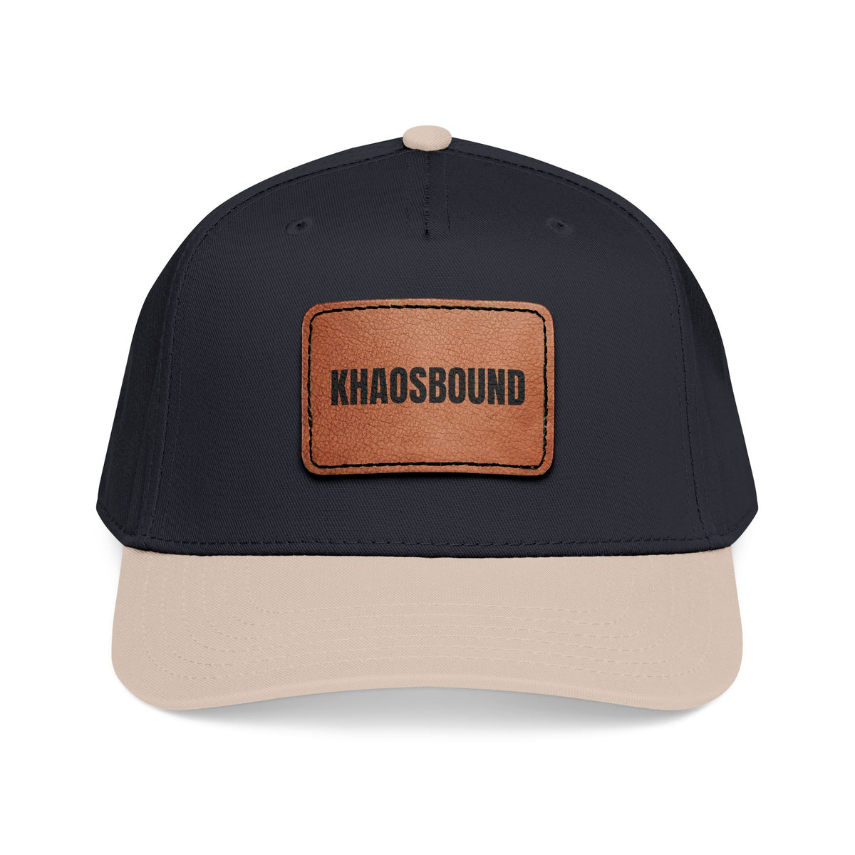 Khaosbound- Leather Patch Baseball Cap