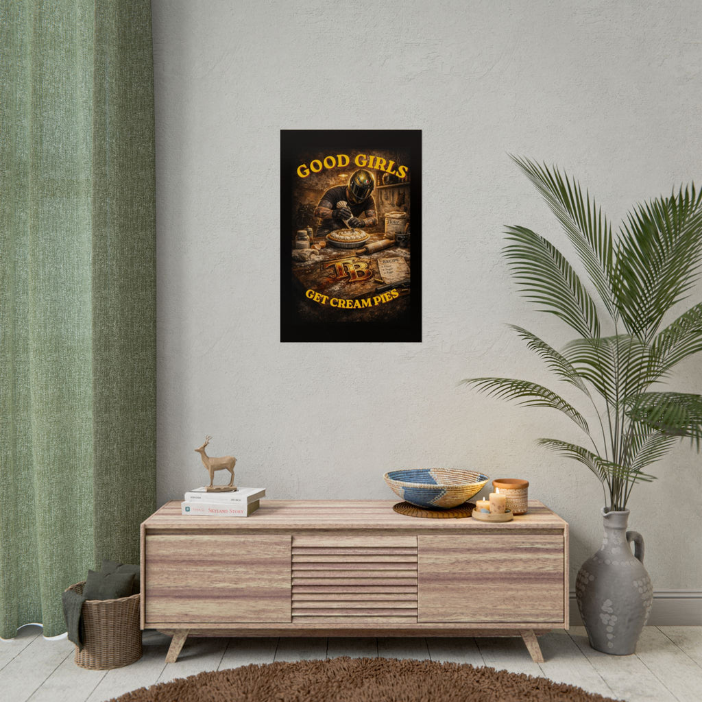 TheTattedBiker- Domesticated Tatted Cream Pie Poster