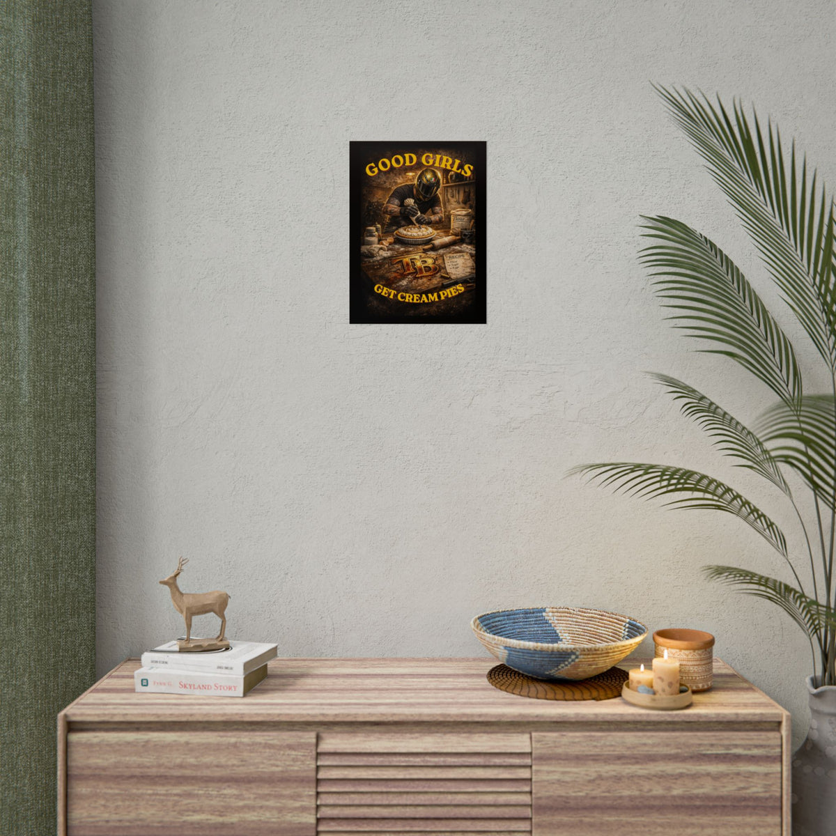 TheTattedBiker- Domesticated Tatted Cream Pie Poster