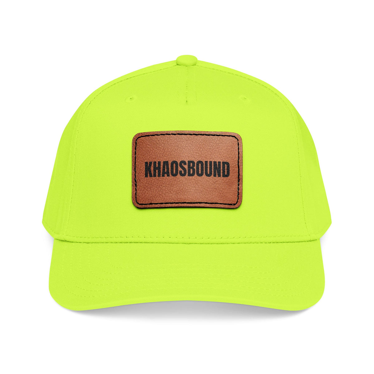 Khaosbound- Leather Patch Baseball Cap