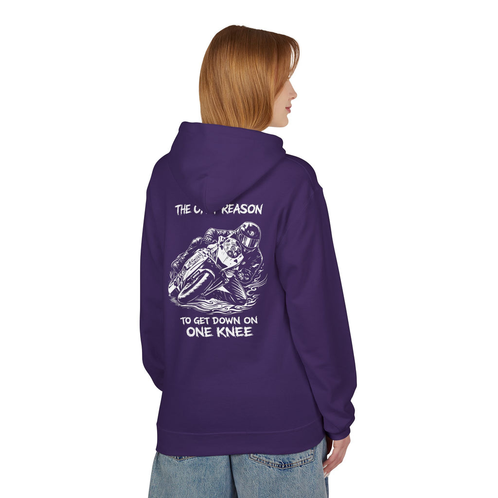 @Thecr1msoncr6w- One Knee Hoodie (White Logo)