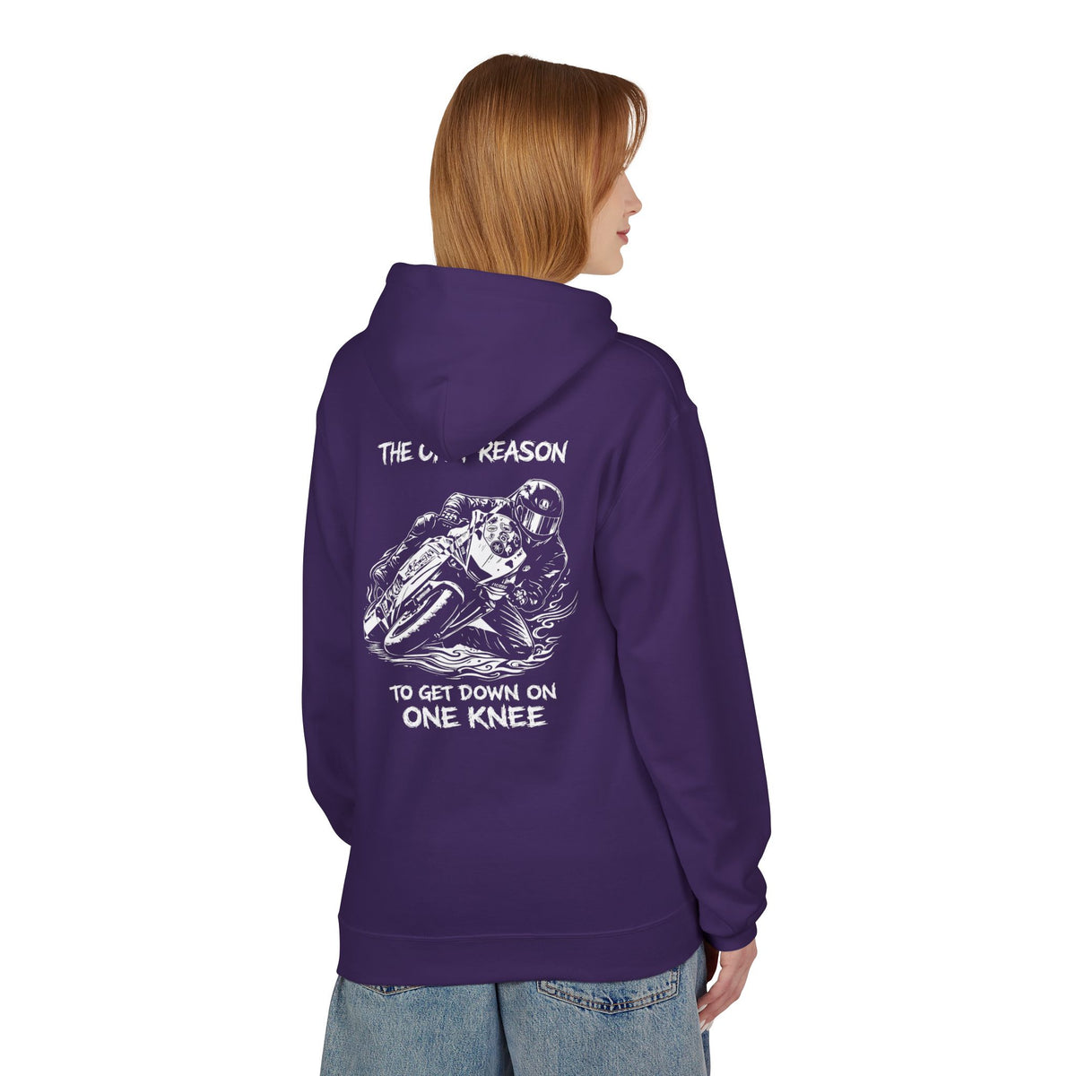 @Thecr1msoncr6w- One Knee Hoodie (White Logo)
