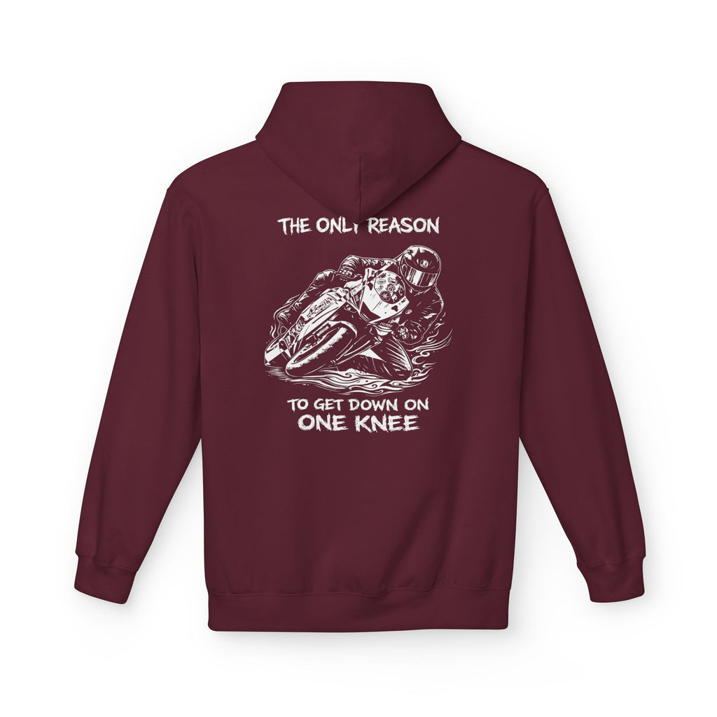 @Thecr1msoncr6w- One Knee Hoodie (White Logo)