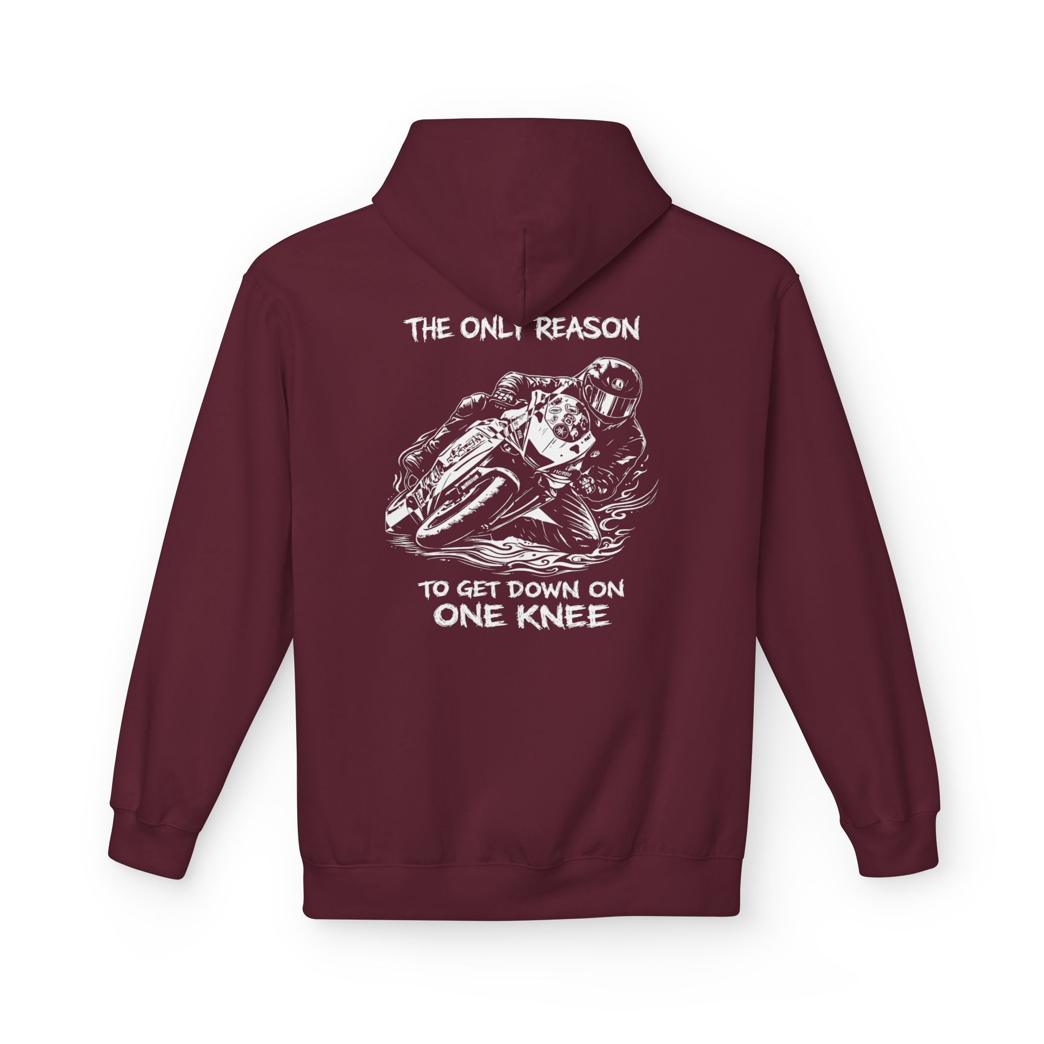 @Thecr1msoncr6w- One Knee Hoodie (White Logo)