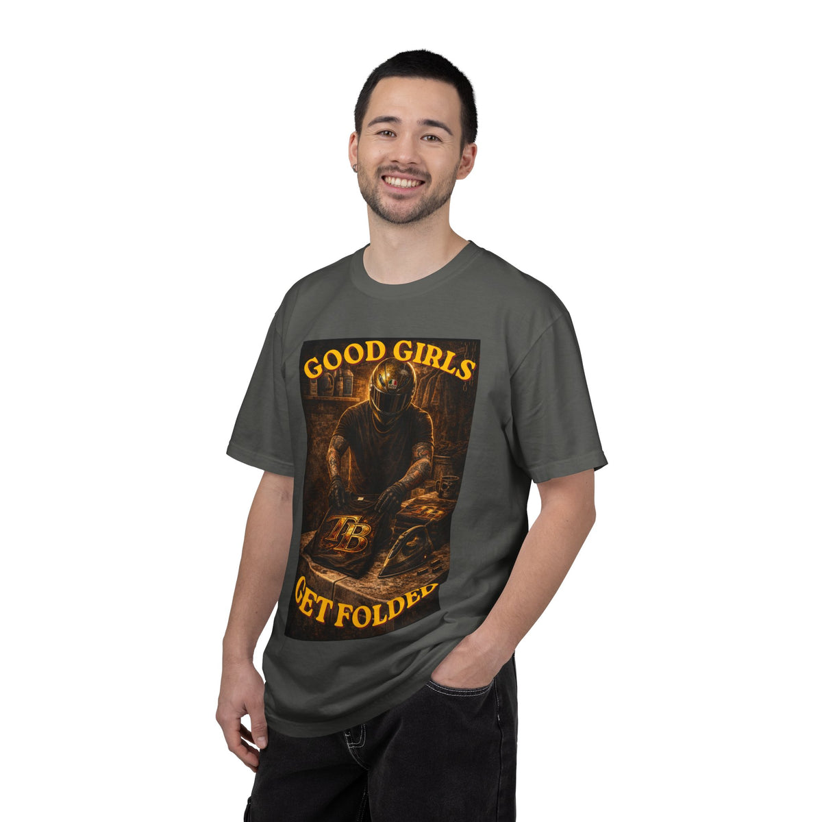 TheTattedBiker- Domesticated Tatted Get Folded T-Shirt