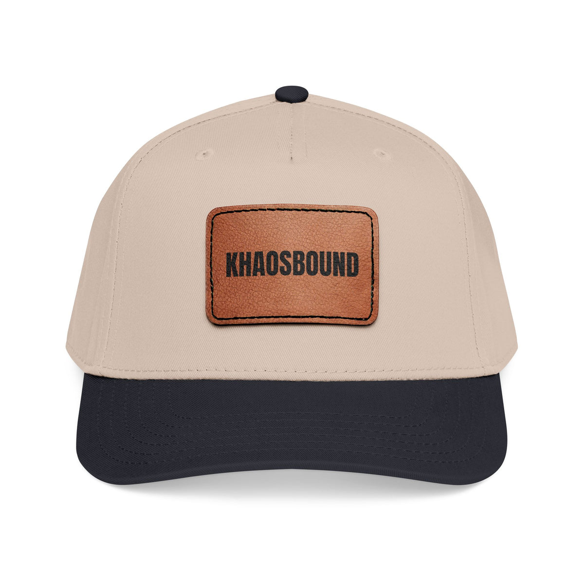Khaosbound- Leather Patch Baseball Cap