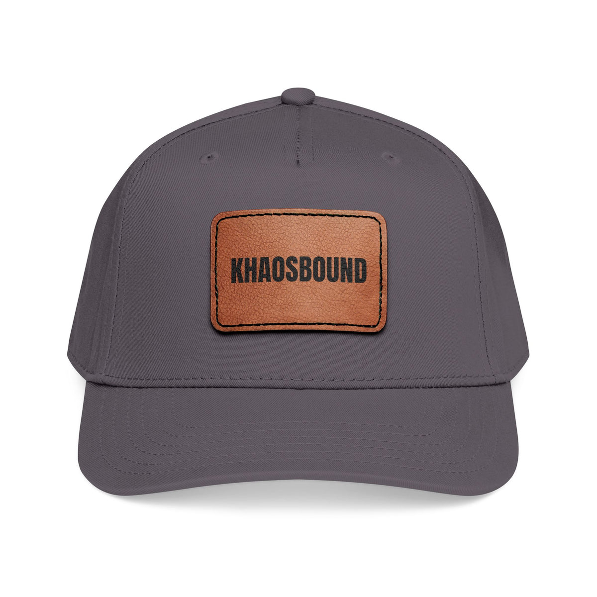 Khaosbound- Leather Patch Baseball Cap