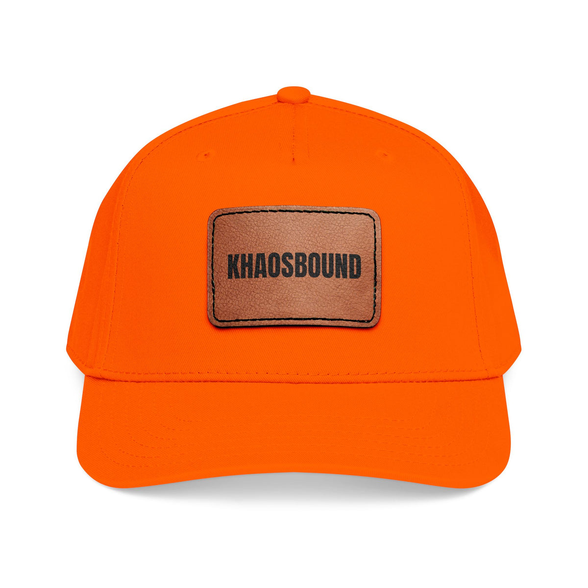 Khaosbound- Leather Patch Baseball Cap