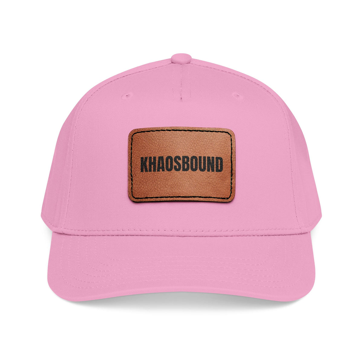 Khaosbound- Leather Patch Baseball Cap