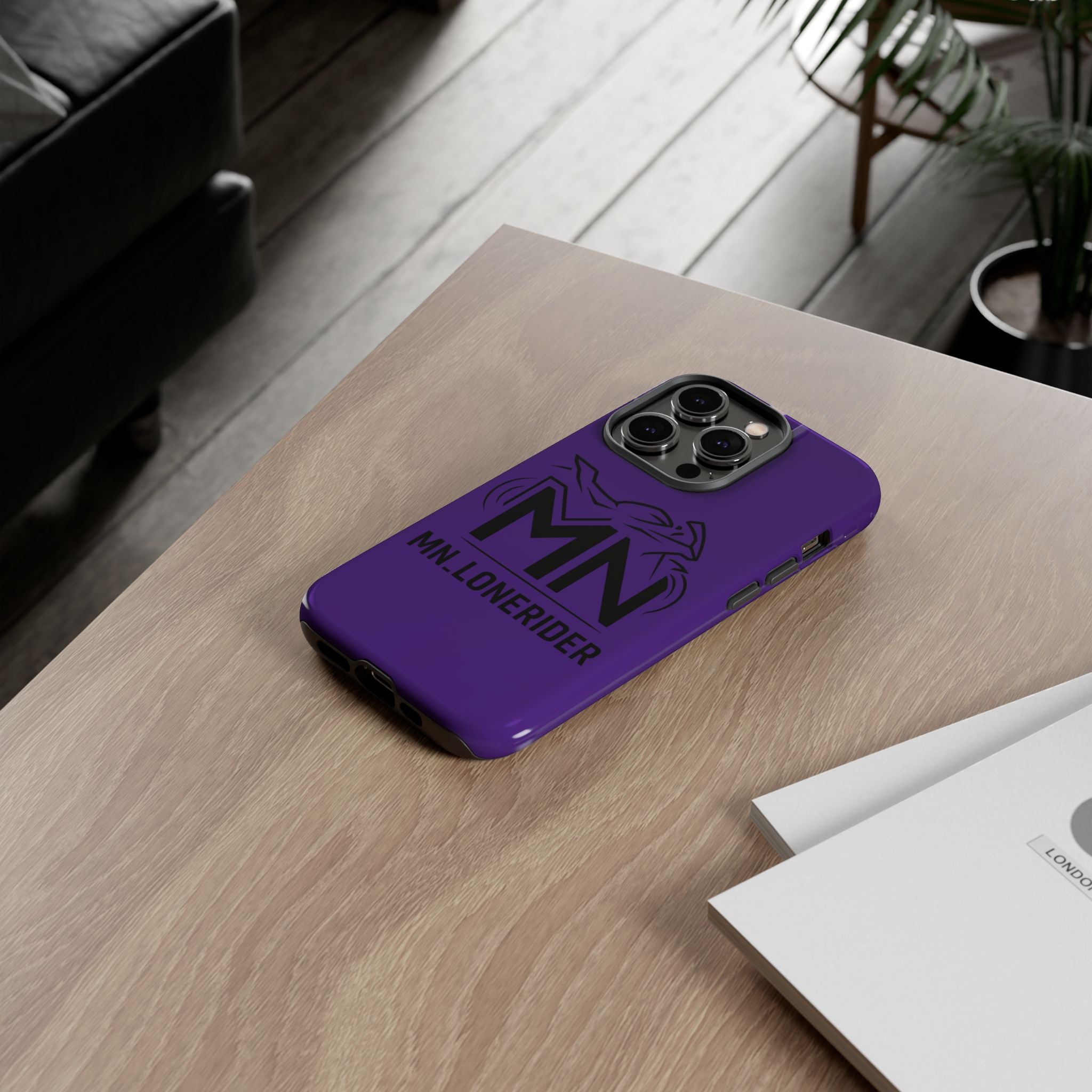 MN_Lonerider- Purple Phone Case